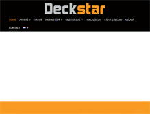 Tablet Screenshot of deckstar.nl